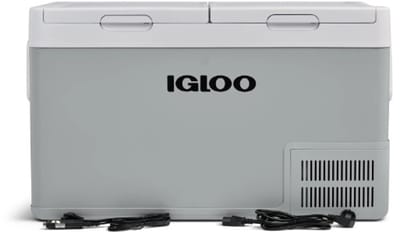 Igloo ICF80DZ - Compressor Koelbox - 78 Liter - Dual Zone - 12V/24V en 230V - Koelen en Vriezen