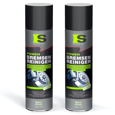 Spraytive 2x 500ml remreiniger ontvetter spray verwijdert olie vet en vuil sneldrogend residuvrij voor remmen en motor
