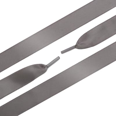 Ringpiont Veters Schoenveters satijn Smoky Grey - 90 cm
