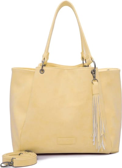 Fritzi aus Preußen Schoudertas Vintage Fritzi42 Shopper Fizz Geel