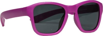 Melleson Eyewear - Kinderzonnebril Dani 3-7 jaar - Paars - 100% UV-A en UV-B Bescherming - Inclusief Microvezel Pouch