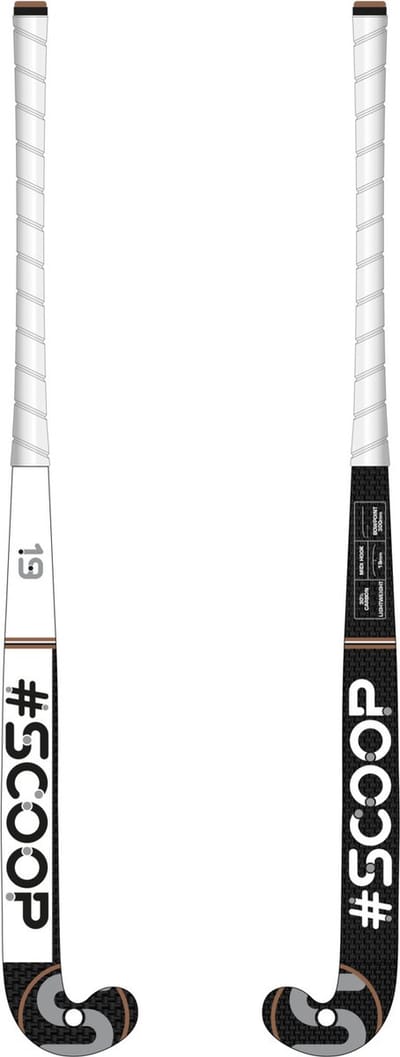 Scoop Zaalhockeystick - Indoor - Ultra Bow - 20% Carbon - 37,5 inch