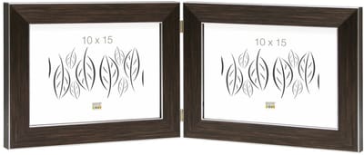 Deknudt Frames fotolijst S41VK3 H2H - bruin - tweeluik -  2x 10x15 cm