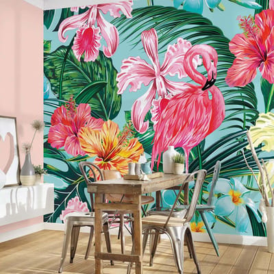 Fotobehang FlamingoArt1 DD118564 A.S. Création Designwalls | Goedkoop fotobehang