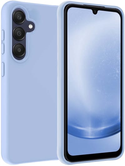 Hoesje - Geschikt voor Samsung Galaxy A26 - Sterk & Shockproof - Siliconen Case - Hoes Cover - Telefoonhoes - Lichtblauw