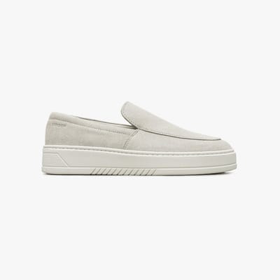 Hinson miller slip-on loafers heren beige suède