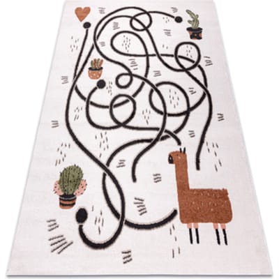 Kleden Rugsx Tapijt FUN Game voor kinderen, spel, lama 80x150 cm