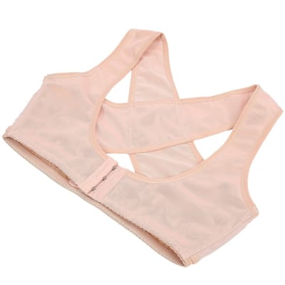 Body Shaper Beha Ondersteuning Lichtgewicht Verstelbaar Schouder Rug Borst Houding CorrectorS S(for 2-4kg) white