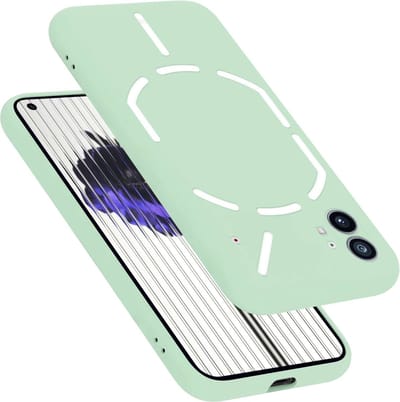 Cadorabo Hoesje geschikt voor Nothing Phone (1) in LIQUID LICHT GROEN - Beschermhoes gemaakt van flexibel TPU silicone Case Cover