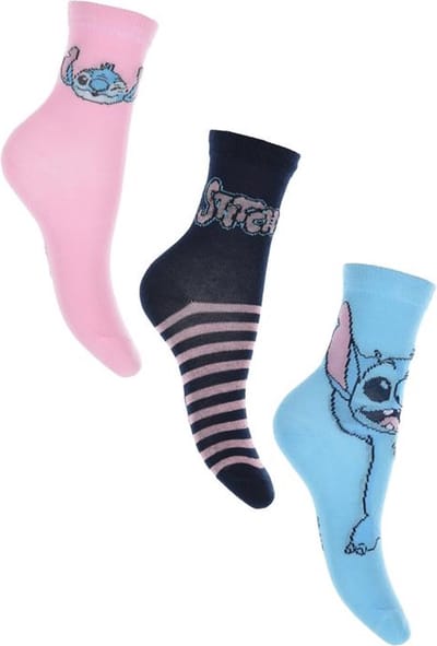 Disney - sokken Lilo & Stitch - 3 paar - maat 23/26