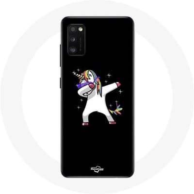 Coque - Dab - Galaxy A41 - Souple - Multicolore - Licorne pur