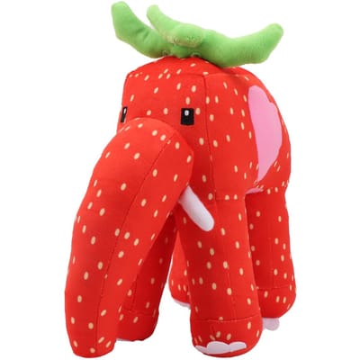 Kawai Steal A Brainrot Pluche Aardbeienolifant Knuffelpop Anime Spel Speelgoed Fans Cadeau 25cm
