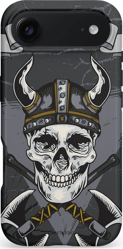 Casetastic hoesje geschikt voor Apple iPhone Air - MagSafe - Dubbellaagse bescherming - Valhalla - Fashion Case - Donkergrijs Grijs