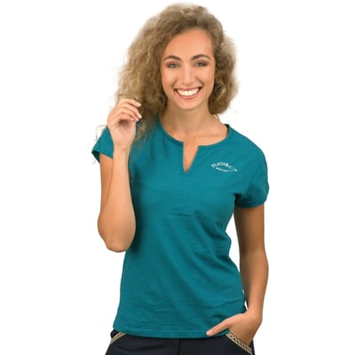 Dames-T-shirt Flags&Cup Ocana