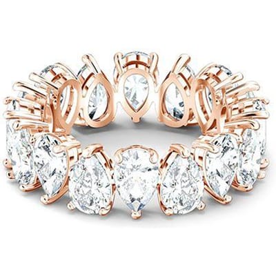 Swarovski Vittore Peer Ring Damesringen Roségoud 5585425 Box (Random Color),55 white