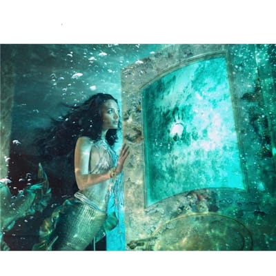5D DIY Diamond schilderij godin onder de zee diamant borduurwerk mozaïek kruissteek strass 20X30CM blue