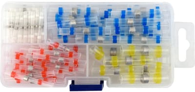 Yato YT-81450 Serie - Hittekrimp Slang Met Soldeerring - 100 stuks - Waterdicht - Transparant