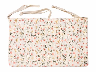 Baby Boxzak / Boxopberger – Hydrofiel Katoen – Box Organizer Baby – Opbergzak Box & Ledikant – 30x50 cm – Bloemenprint – Luiertas Organizer Box