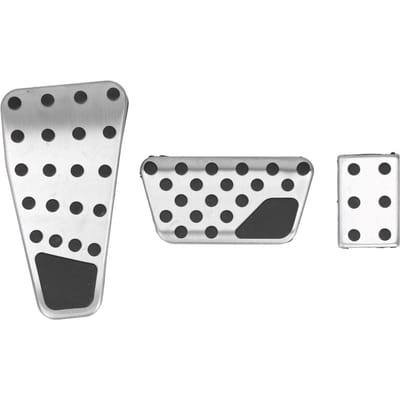 Aluminiumlegering Gasaalpedaal Cover Antislip Pad Geschikt voor Dodge Ram 1500 2500 3500 2011 2018 white