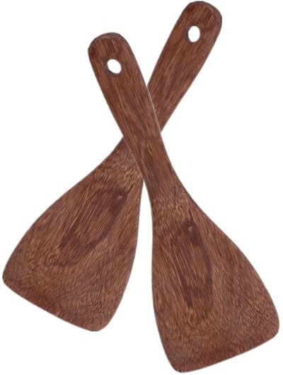 Dailygoods- Rijstlepel Houten - Rijstserveerlepel - Rijstspatel - Rijstpeddel - Keukenaccessoire - Duurzaam Hout - Keukenlepel