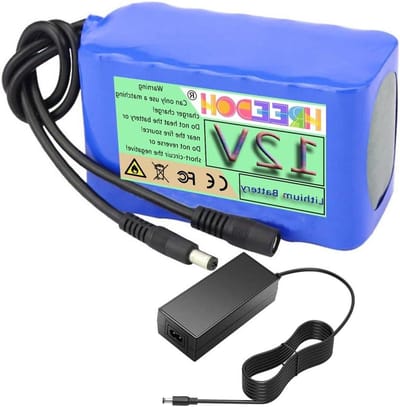 Oplaadbare Batterij - Lithium Batterij - Motor Aandrijving - Ingebouwde BMS Bescherming - 12V 10Ah-30Ah - Blauw