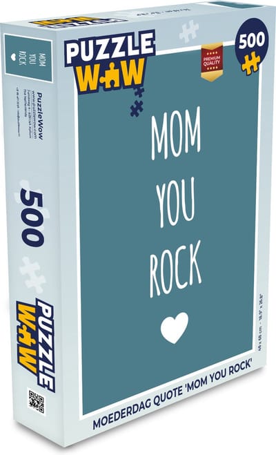 Puzzel Quotes - Mom you rock - Spreuken - Moeder - Legpuzzel - Puzzel 500 stukjes
