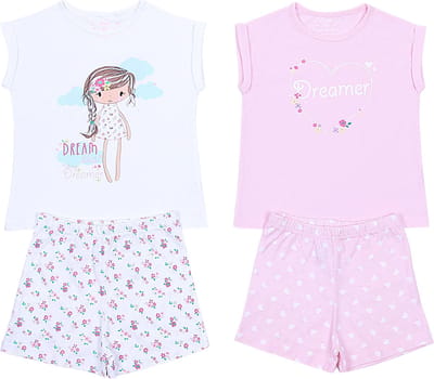2x Pyjama - korte mouw ESSENTIALS