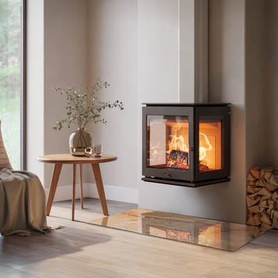 Coloray Vloerplaat Houtkachel - Vloerplaat Openhaard - 120 cm x 60 cm - Houtkachel Accessoires - Beige Vloerplaat Kachel - Plaat Kachel - Plaat voor Onder Houtkachel - Open Haard Accessoires - Onderplaat
