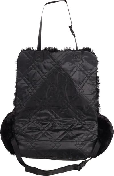 Autostoel hond – Flamingo Autostoel Krems Zwart – 60x50x20cm – veilig & comfortabel – met wasbaar kussen