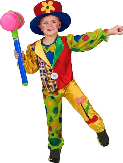 "Clown kostuum voor jongens - Kinderkostuums - 122/134"