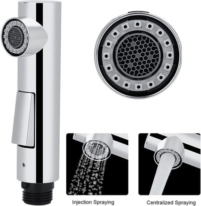 Dailygoods- Sproeikop Keuken - Afneembare Sproeikop - G1/2 Draad - Hoogwaardig ABS - Lange Levensduur - Eenvoudig Onderhoud - Kraanmondstuk