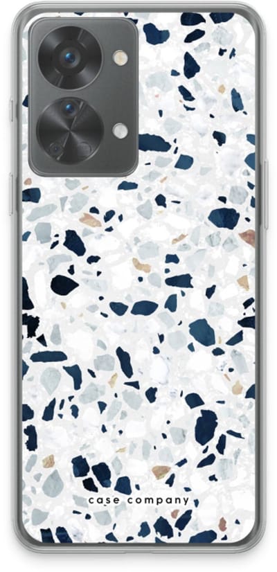 Case Company® - Hoesje geschikt voor OnePlus Nord 2T hoesje - Terrazzo N°1 - Soft Cover Telefoonhoesje - Bescherming aan alle Kanten en Schermrand