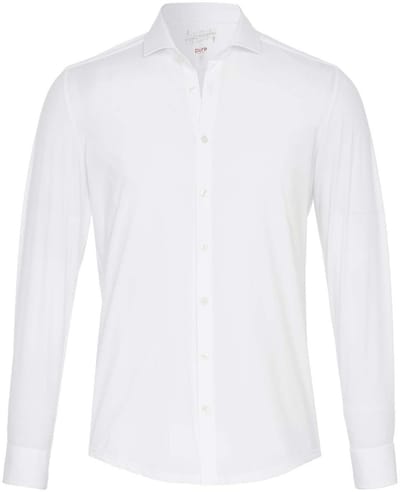 Pure H.Tico The Functional Shirt Wit - Maat 44 - Heren - Overhemden Formeel