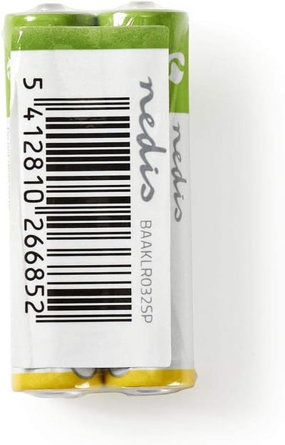 Alkaline AAA Batterijen - Kleine Batterijen - Apparaten Voeden - Hoge Capaciteit - 2 stuks - Grijs