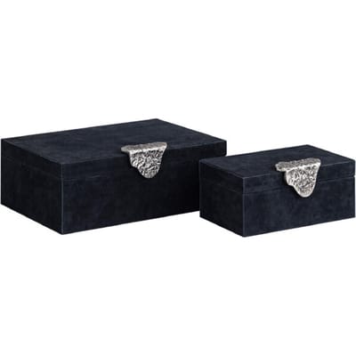PTMD - Opberger Hazael - Zwart - 36x25x13cm - Set van 2