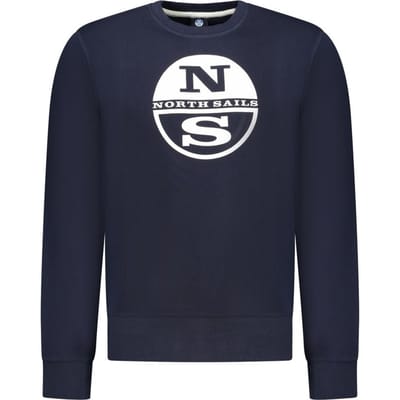 North Sails Blauwe Katoenen Heren Sweatshirt