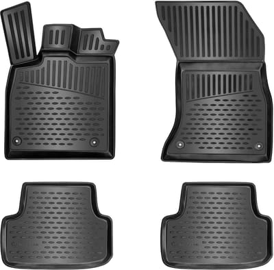 3D Rubber Automatten voor NISSAN MICRA 2010-2017 [K13] - geurloos & op maat - hoge rand