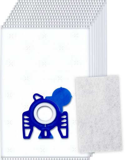 10x Dparts stofzuigerzakken geschikt voor Miele GN - met motorfilter - HyClean 3D Efficiency gn stofzakken - Complete C2 C3 - Classic C1 - S8 S5 S2 - MI40 zakken