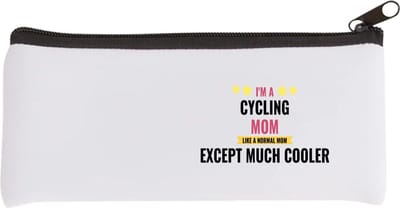 Akyol - i'm a cycling mom like a normal mom except much cooler Etui - Mama - moeder die houdt van fietsen - moeder cadeautjes - moederdag - verjaardagscadeau - verjaardag - cadeau - geschenk - kado - gift - moeder artikelen - 20 bij 9 cm