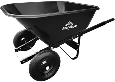 Horka kruiwagen - Model Mamoet - 2 wielen - Extra stevig - Zwart - Met kiepfunctie