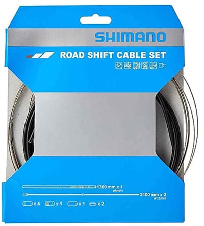 Schakel kabelset MTB 3 mm zwart
