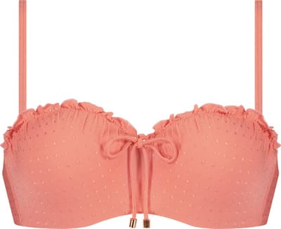 Warm Wishes bandeau bikinitop Roze maat 38B (75B)