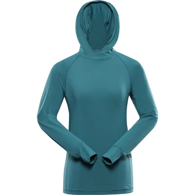 Alpine Pro Izara Fleece Met Kap Blauw S Vrouw