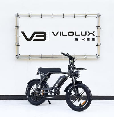 Vilolux® Fatbike electrisch - Fatbike C80 - GREY - Legaal - Voorrek - Rijklaar geleverd - Niet opvoerbare fatbike - 2 Jaar garantie - Hydraulische remmen - Alarm - Telefoontasje - NFC Key - Full Color LCD Display