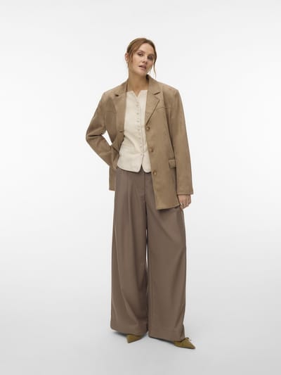 VERO MODA - VMHAZEL LS FAUX SUEDE BLAZER NOOS - Dames - Blazers