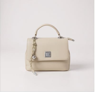 TK-S Schoudertas, Handtas, Crossbody, lederlook - lichtbruin