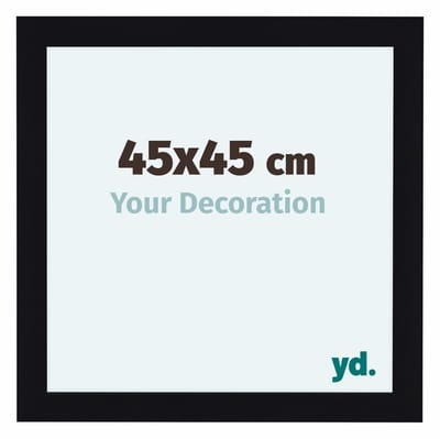 Your Decoration - Fotolijst 45x45 cm - MDF - Zwart Hoogglans - Como