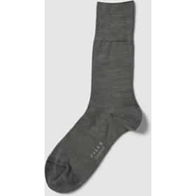 FALKE ClimaWool eenkleurig wol lyocell sokken heren grijs - maat 39-40