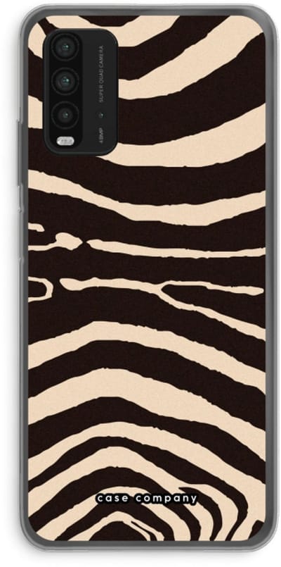 Case Company® - Hoesje geschikt voor Xiaomi Redmi 9T hoesje - Arizona Zebra - Soft Cover Telefoonhoesje - Bescherming aan alle Kanten en Schermrand