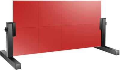 Tafeltennis Returnboard - Ping Pong Trainer - Zelf Training - 8 Rode Rubbers - 66.5 x 31 x 33.5 cm
